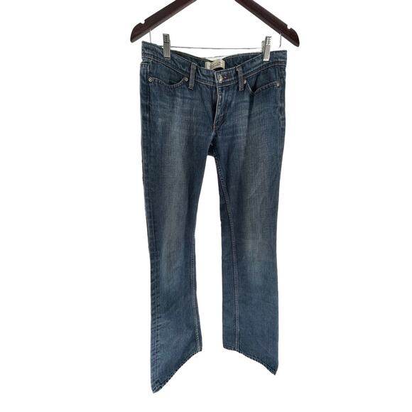 Habitual Medium Wash Blue Denim Flare Bootcut Jeans Women's Size 27 - Picture 2 of 10